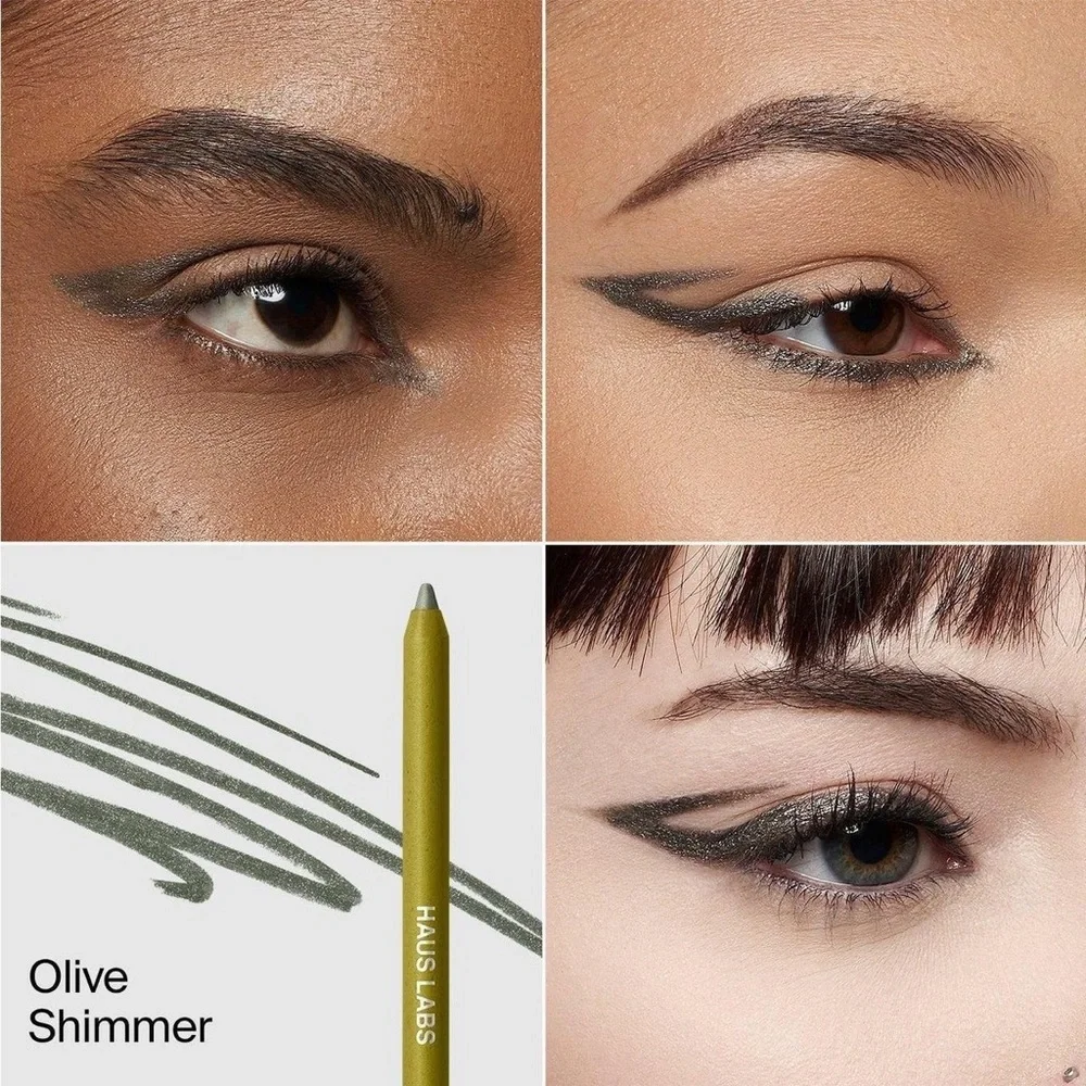 Haus Labs Optic Intensity Eco Eyeliner - Olive Shimmer